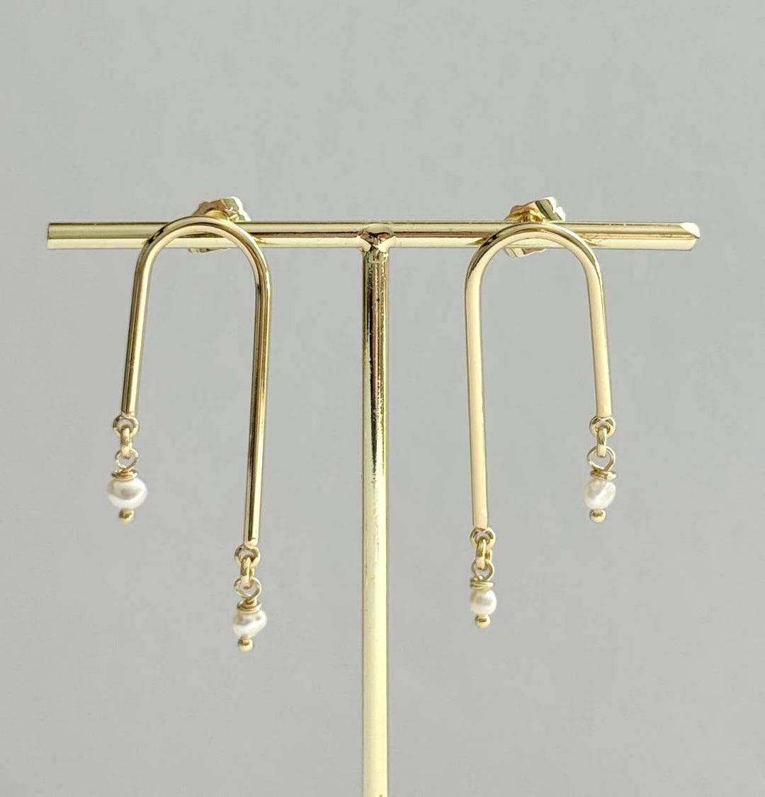 Amelie Pearl Drop Earrings