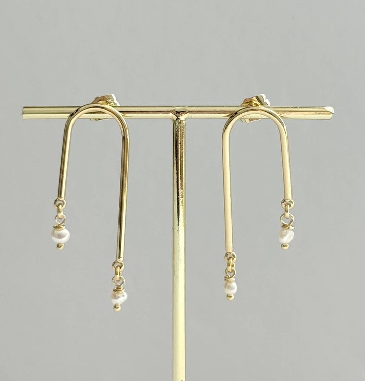 Amelie Pearl Drop Earrings