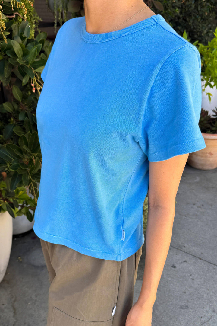 The Little Boy Tee in Coastal Blue