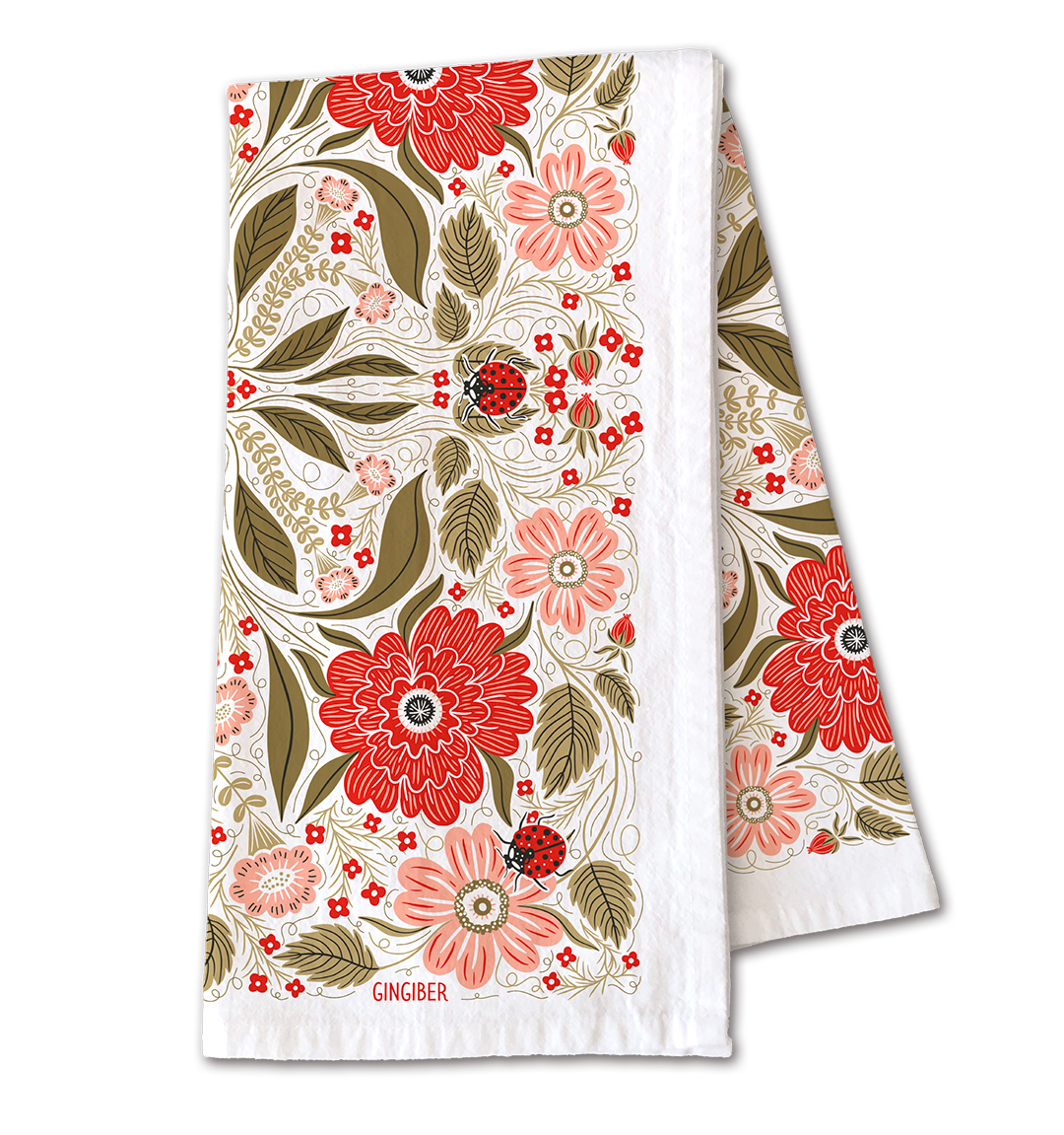 Ladybug Tea Towel
