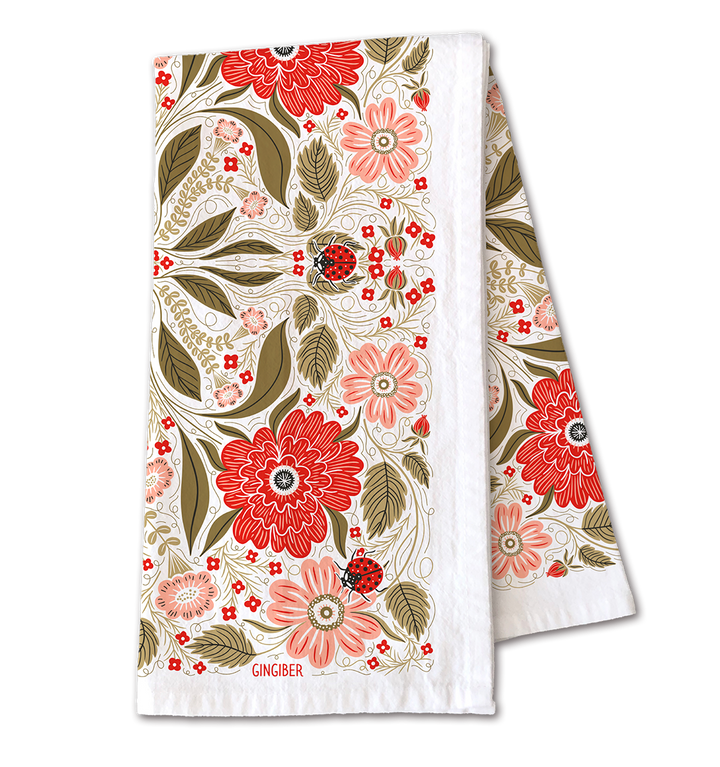 Ladybug Tea Towel