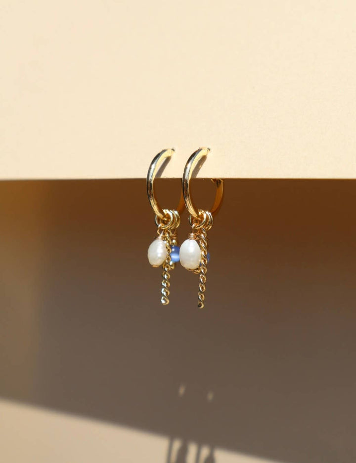Blue Charm Earrings