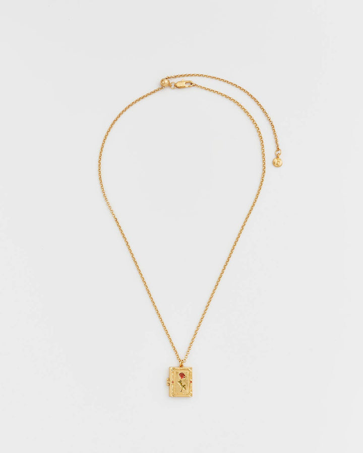 Diary Locket Necklace