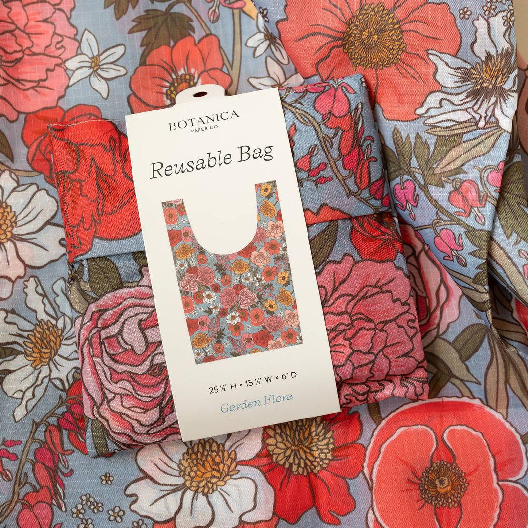 Garden Flora Reusable Bag