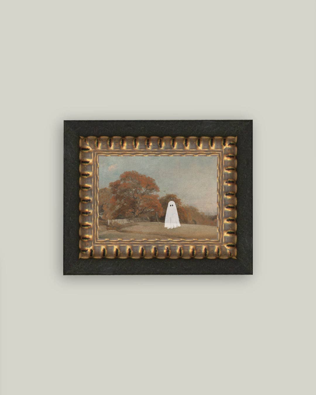 Field Ghost Framed Antique Art, 2 Sizes
