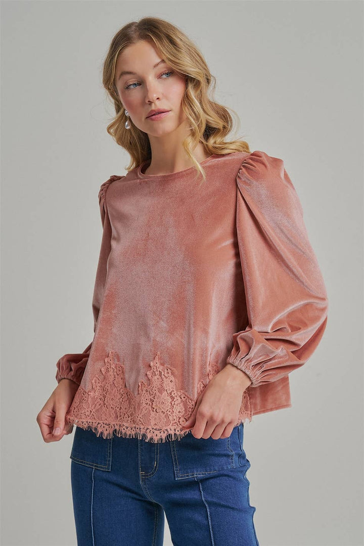 Velvet Holiday Blouse
