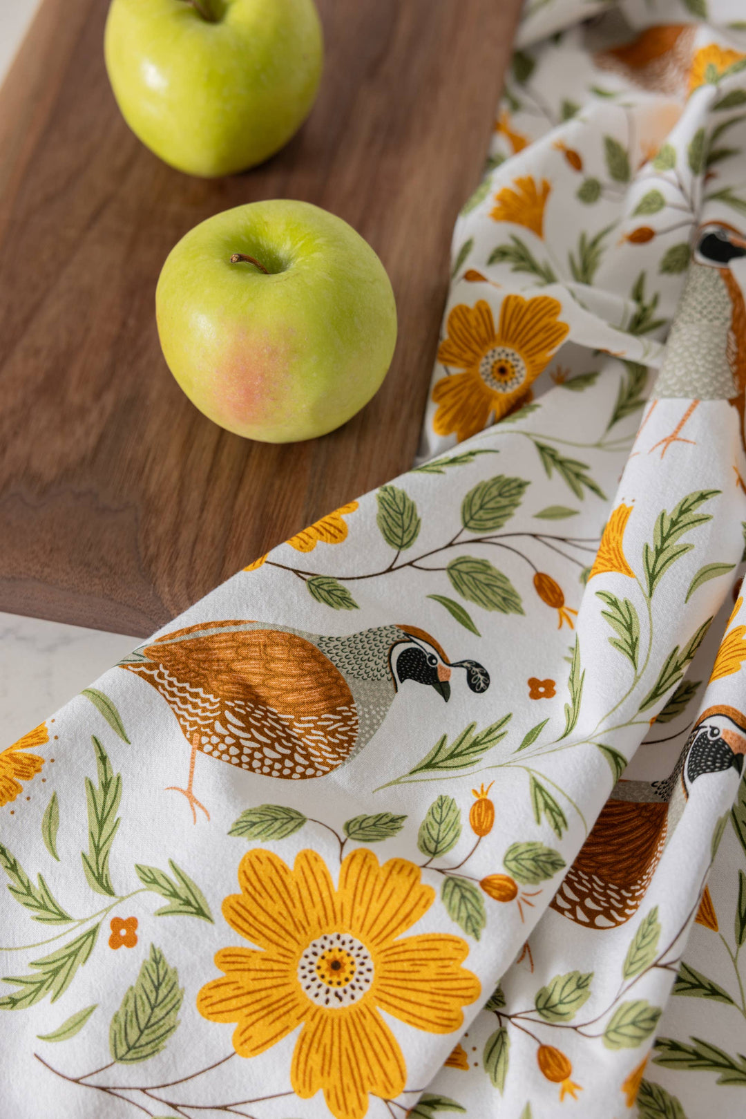 Quail Bird Tea Towel