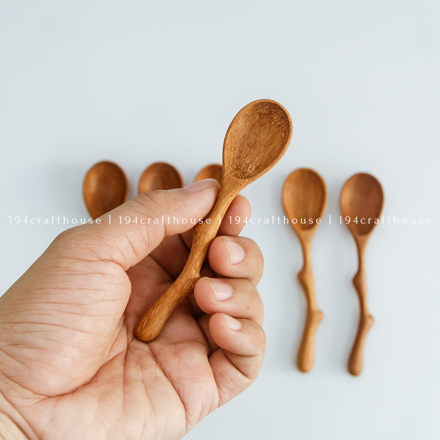 194 Craft House Twig Handle Spice Spoon - Thumbnail 5