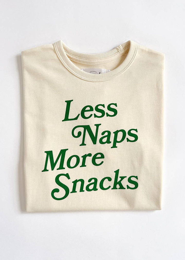 Less Naps More Snacks Oversized Tee