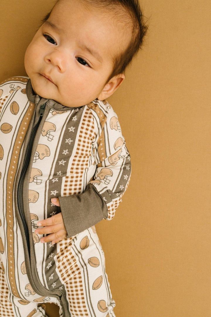 Touchdown Stripe Bamboo Sleeper