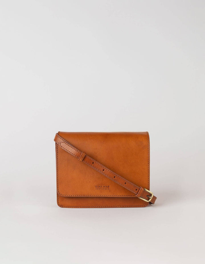 Audrey Mini, Cognac Classic Leather