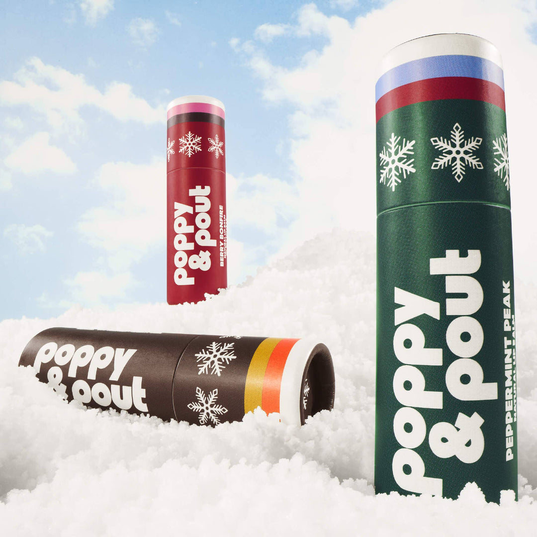 Limited Edition Lip Balm, Retro Ski, Berry Bonfire