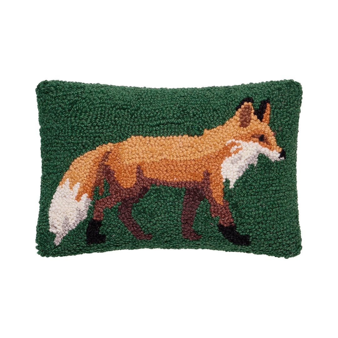 Fox Hook Pillow, 100% Wool
