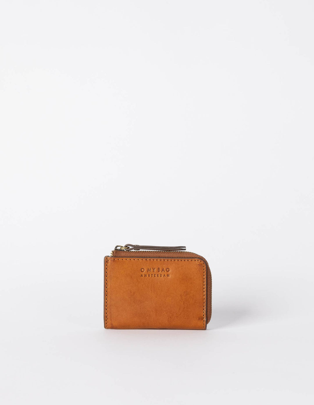 Leather Coin Purse Coco - Cognac Classic Leather