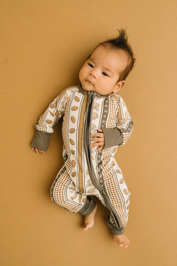 Touchdown Stripe Bamboo Sleeper