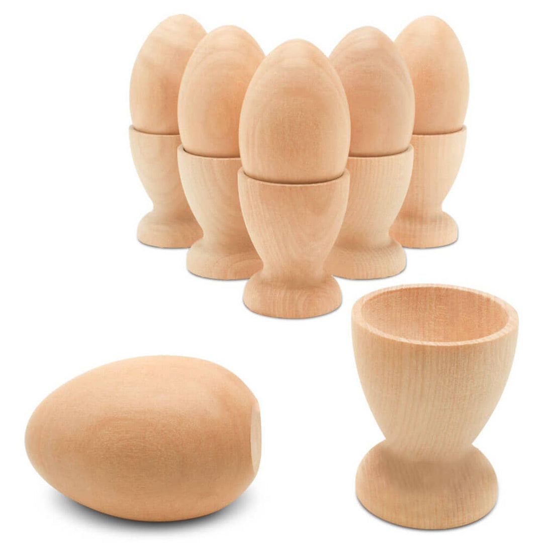 Wooden Egg Cup Holders for 2-1/2" Egg