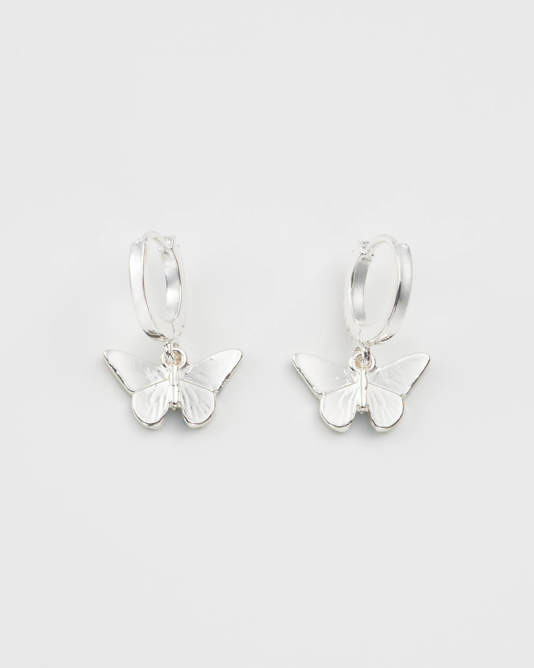 Butterfly Huggie Earrings