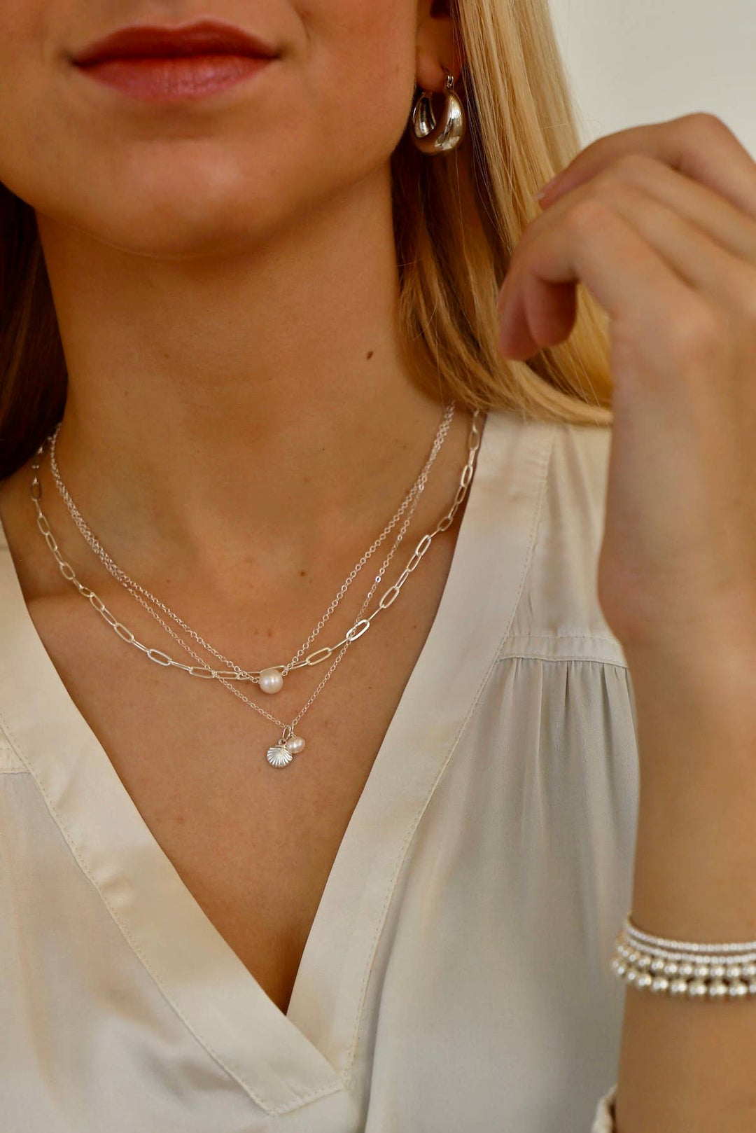 Kai Necklace in Silver