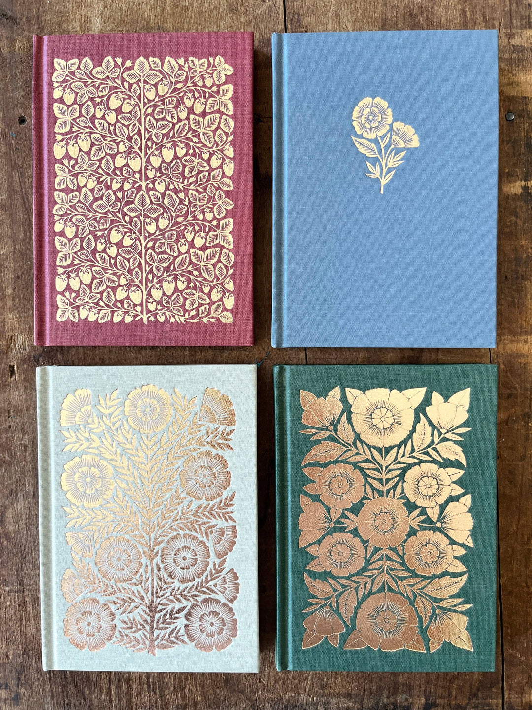 Foil Stamped Linen Journal