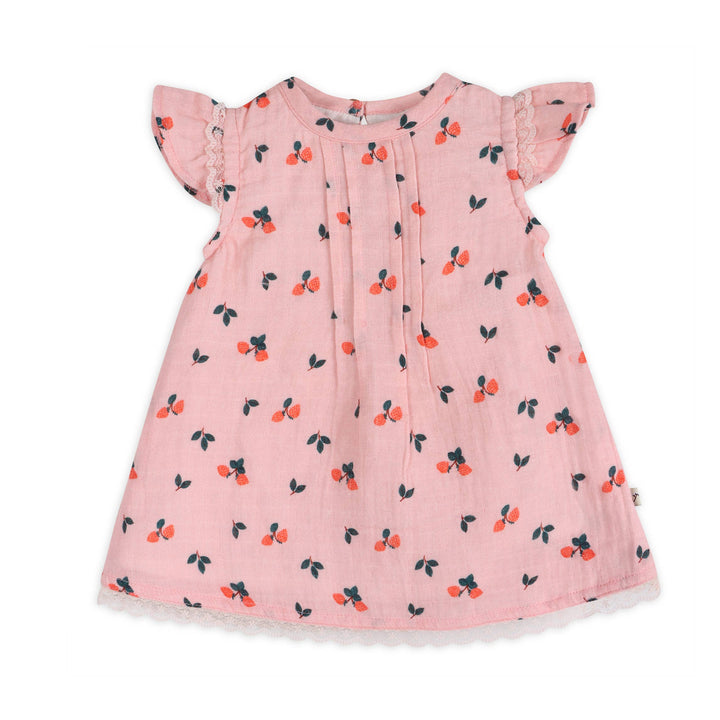 Strawberry  Baby Dress + Bloomer