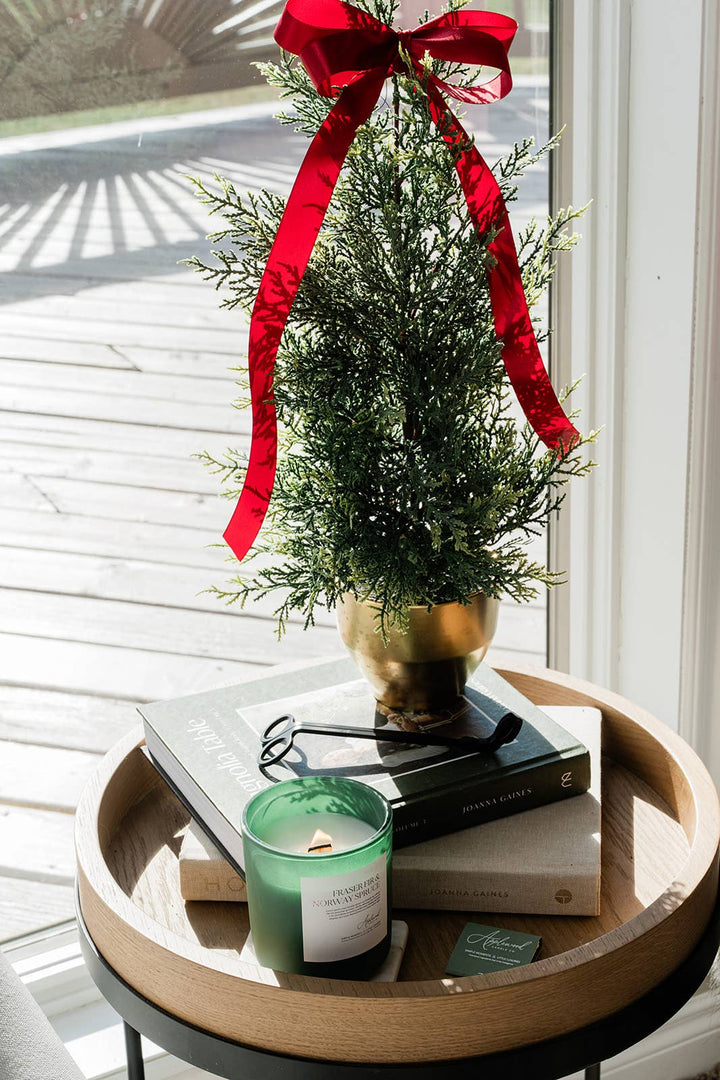Fraser Fir &amp; Norway Spruce Luxury Candle, Made in Michigan