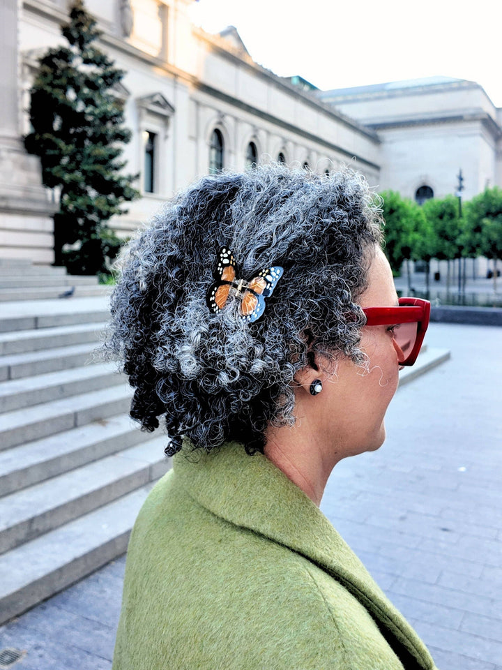 Mini Monarch Butterfly Hair Clip, 5 Colors