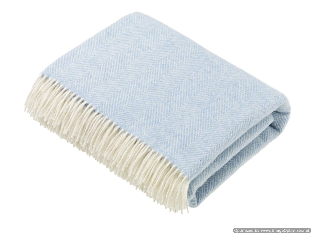 Herringbone Merino Lambswool Throw, 4 Colors