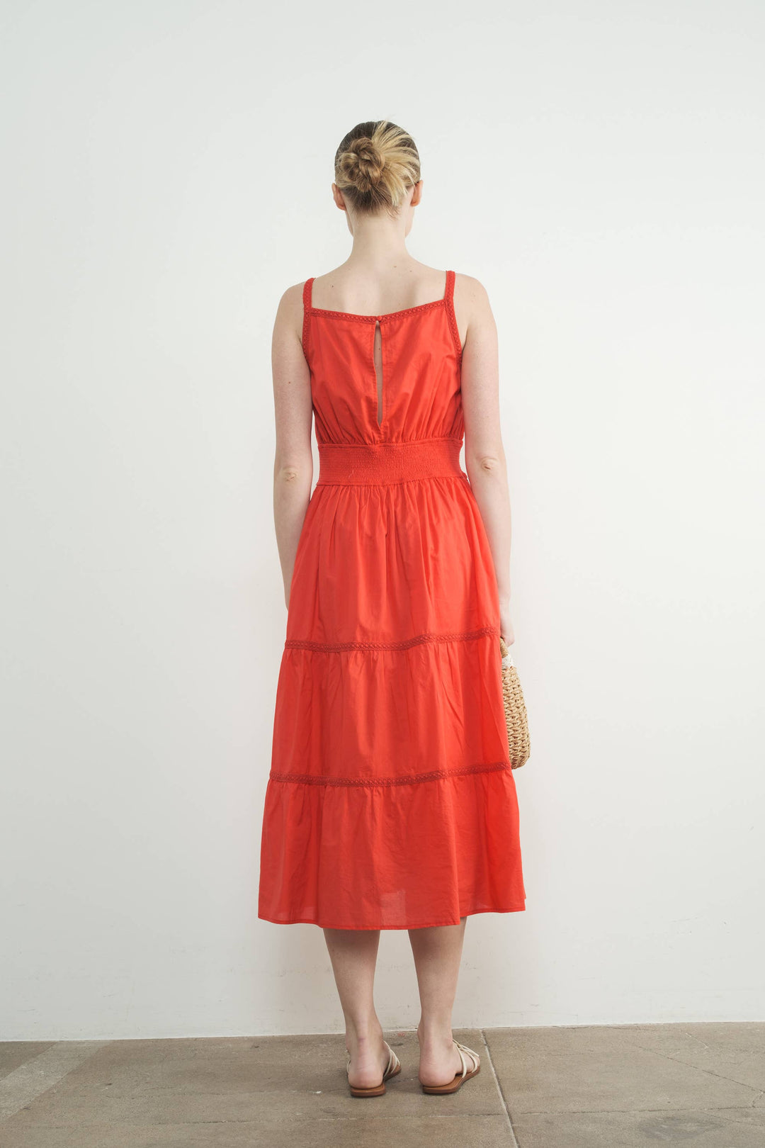 Poppy Lace Trim Dress