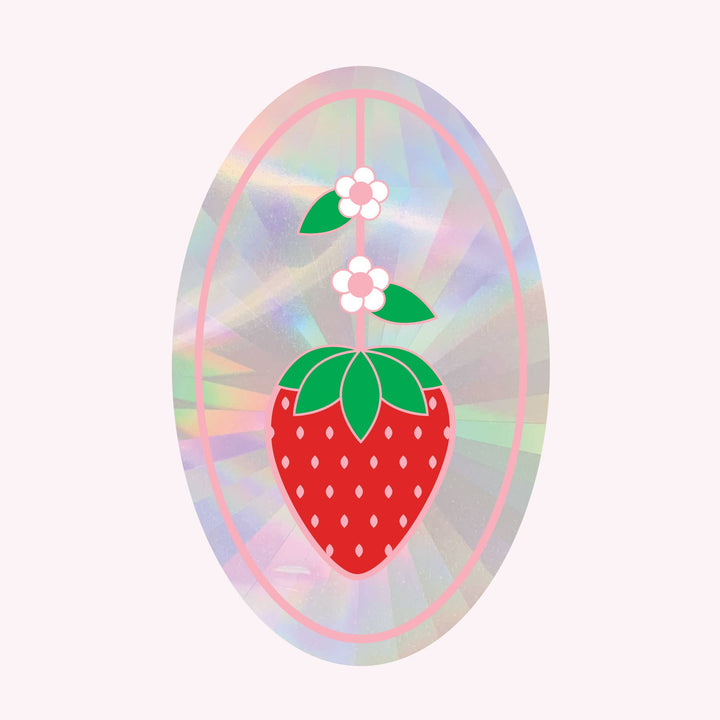 Sun Catcher Decal -Strawberry