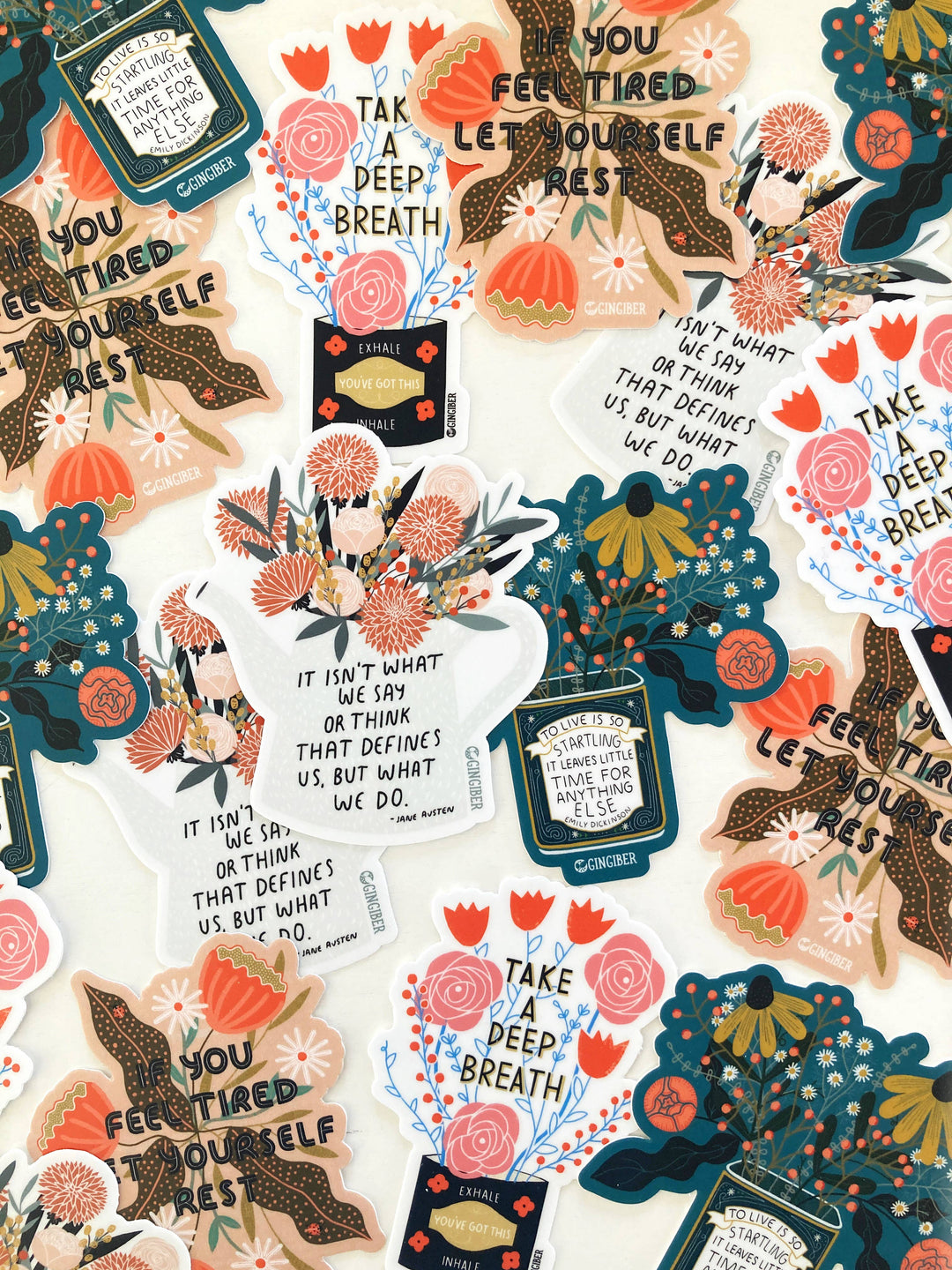 Flower Tin Sticker