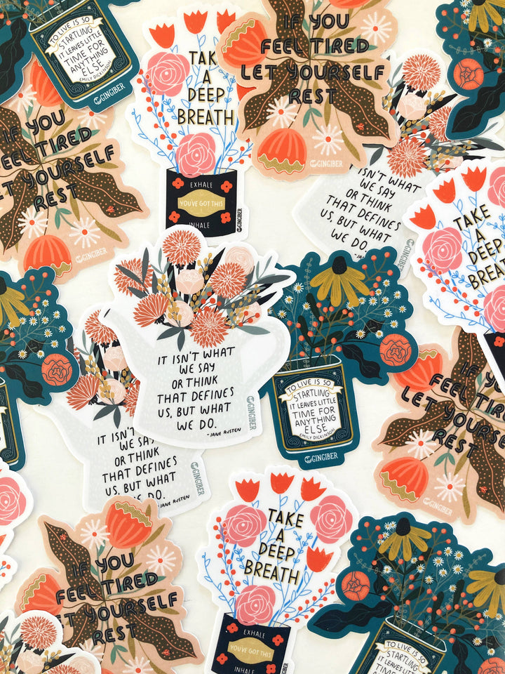 Flower Tin Sticker