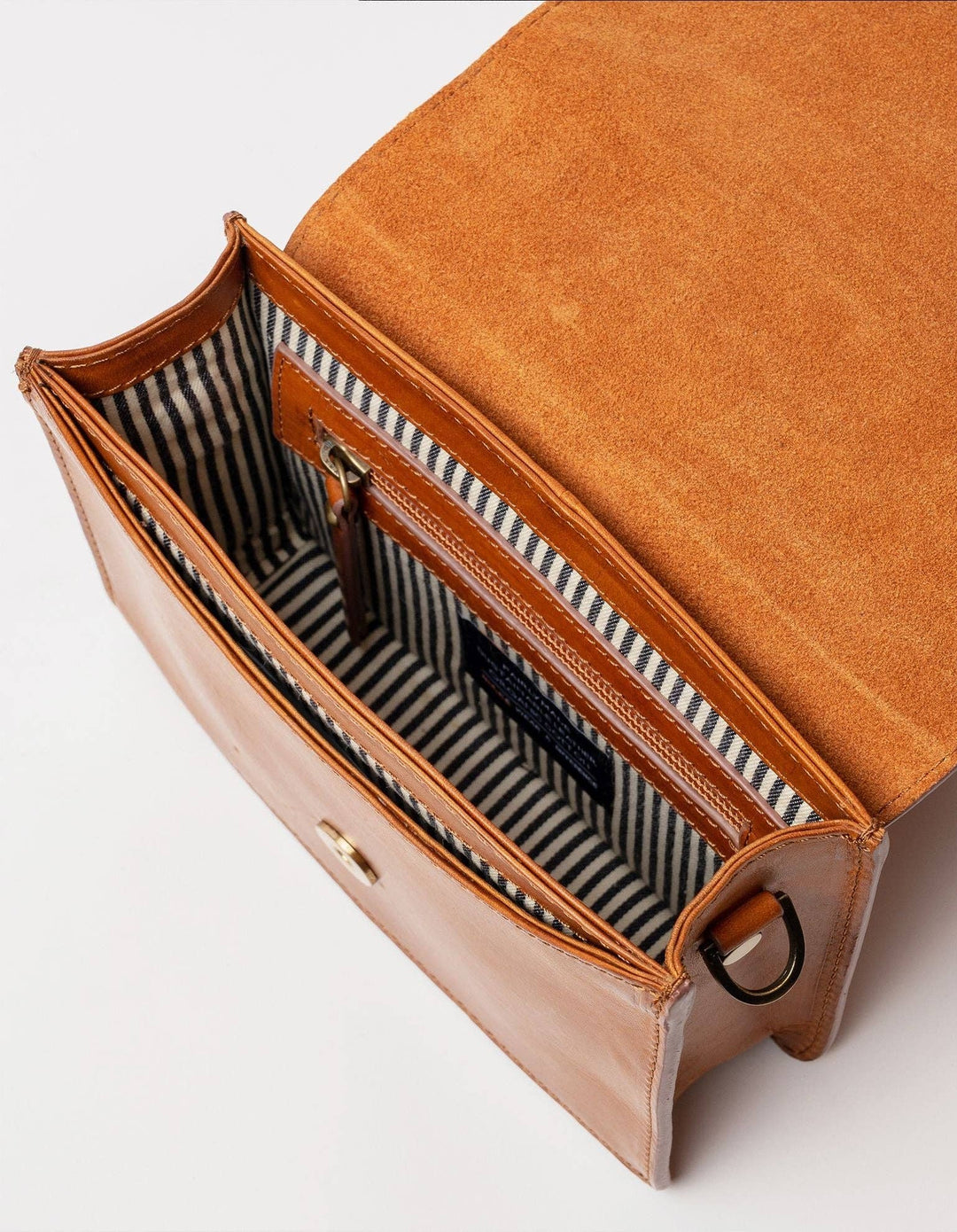Audrey Mini, Cognac Classic Leather