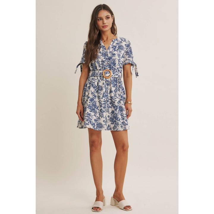 Vineyard Weekend Floral Mini Dress