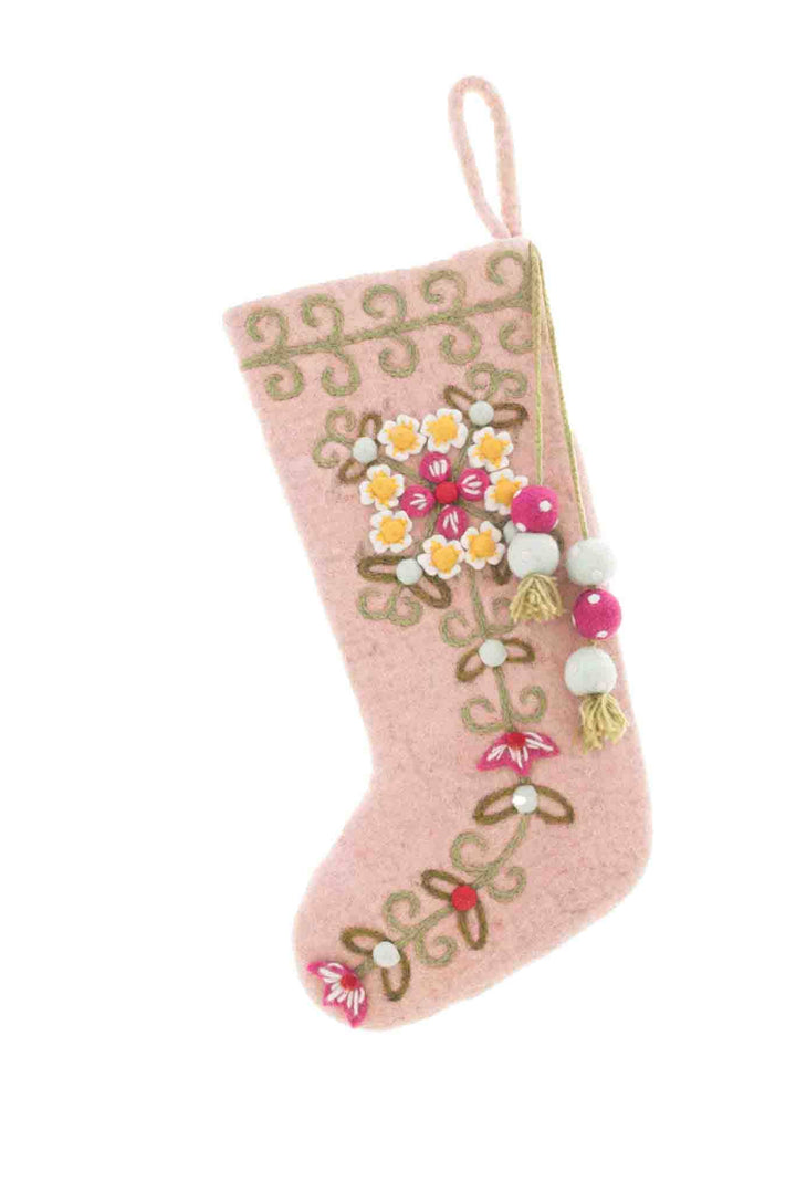 Meadow Stocking in Light Pink