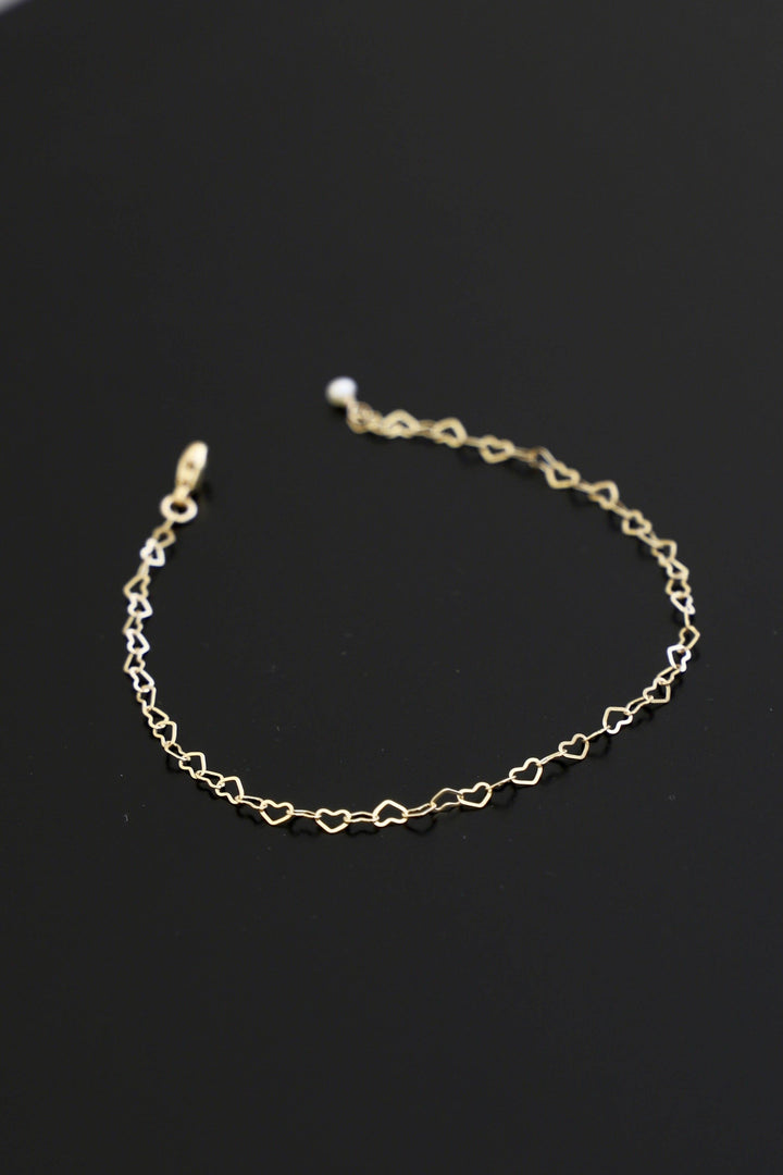 Heart Chain Bracelet