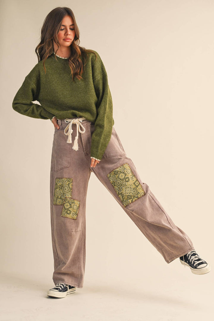 Knit Scalloped Edge Sweater