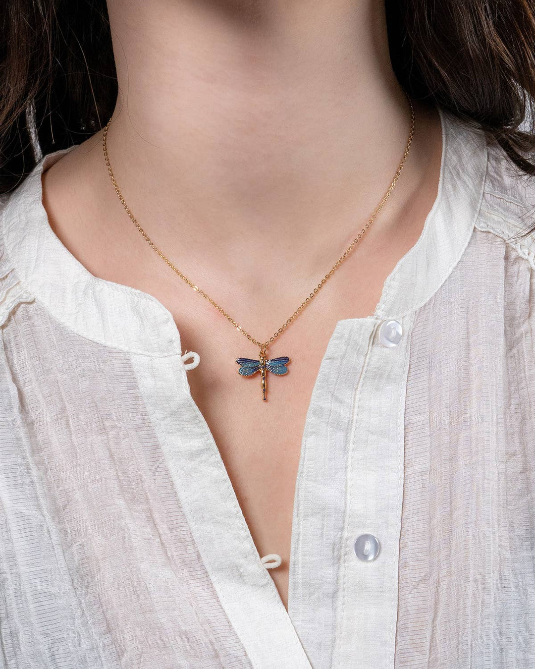 Dragonfly Pendant Necklace