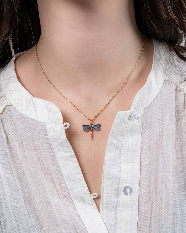 Dragonfly Pendant Necklace