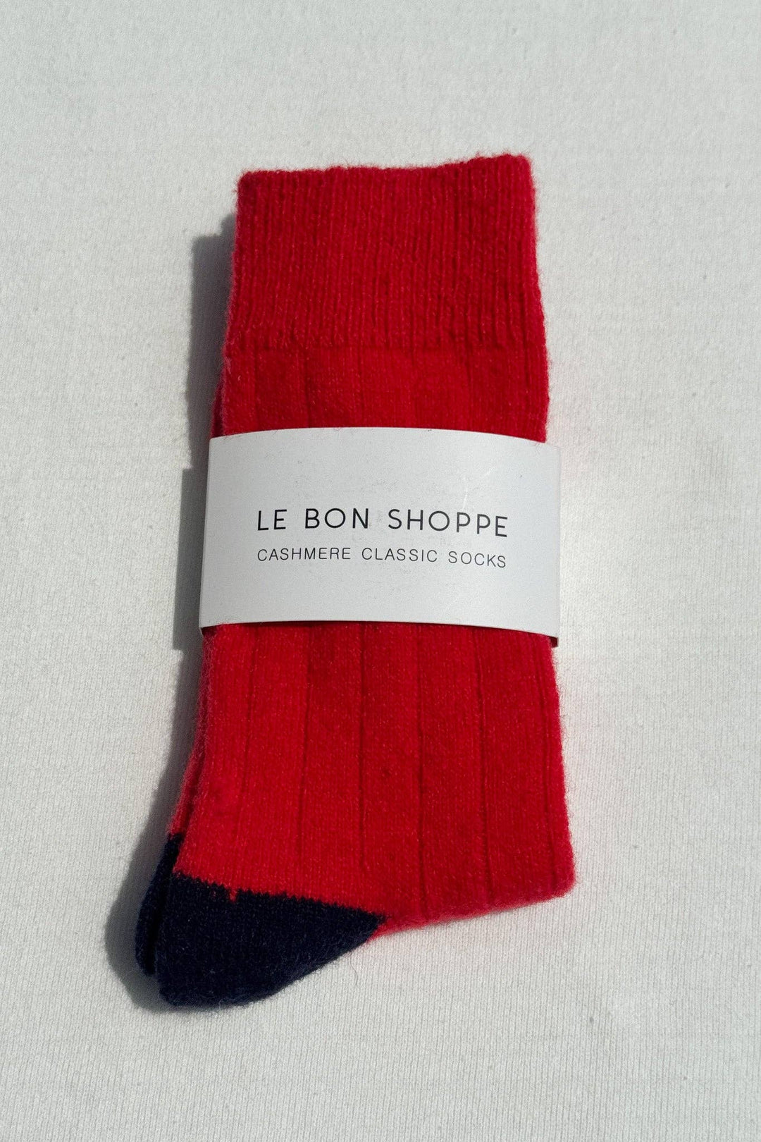 Cashmere Socks in Poppy Red