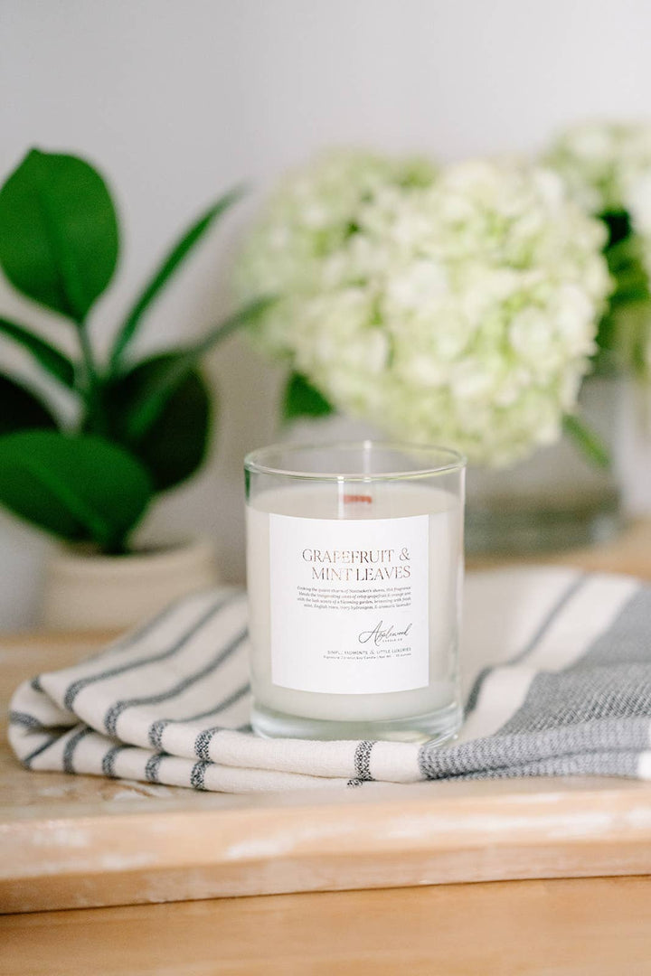 GRAPEFRUIT & MINT LEAVES | Clean Signature Coconut Soy Candle
