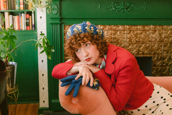 Eleanor Beret in Blue