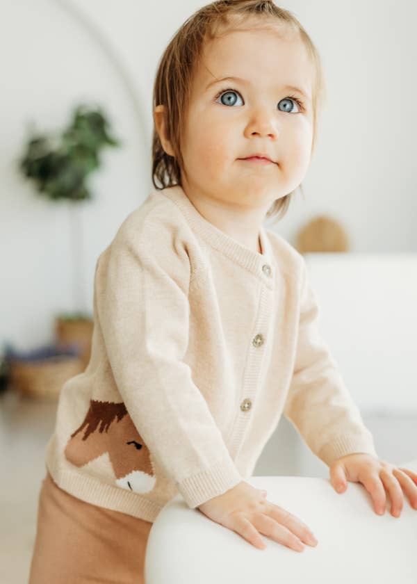 Horse Baby Cardigan