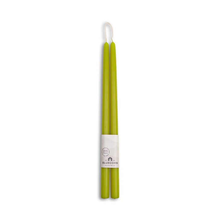 Pistachio Beeswax Tapers, 3 Sizes