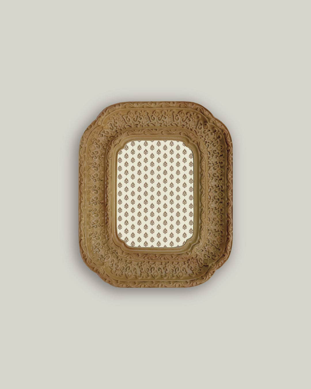 Golden Leaf Photo Frame