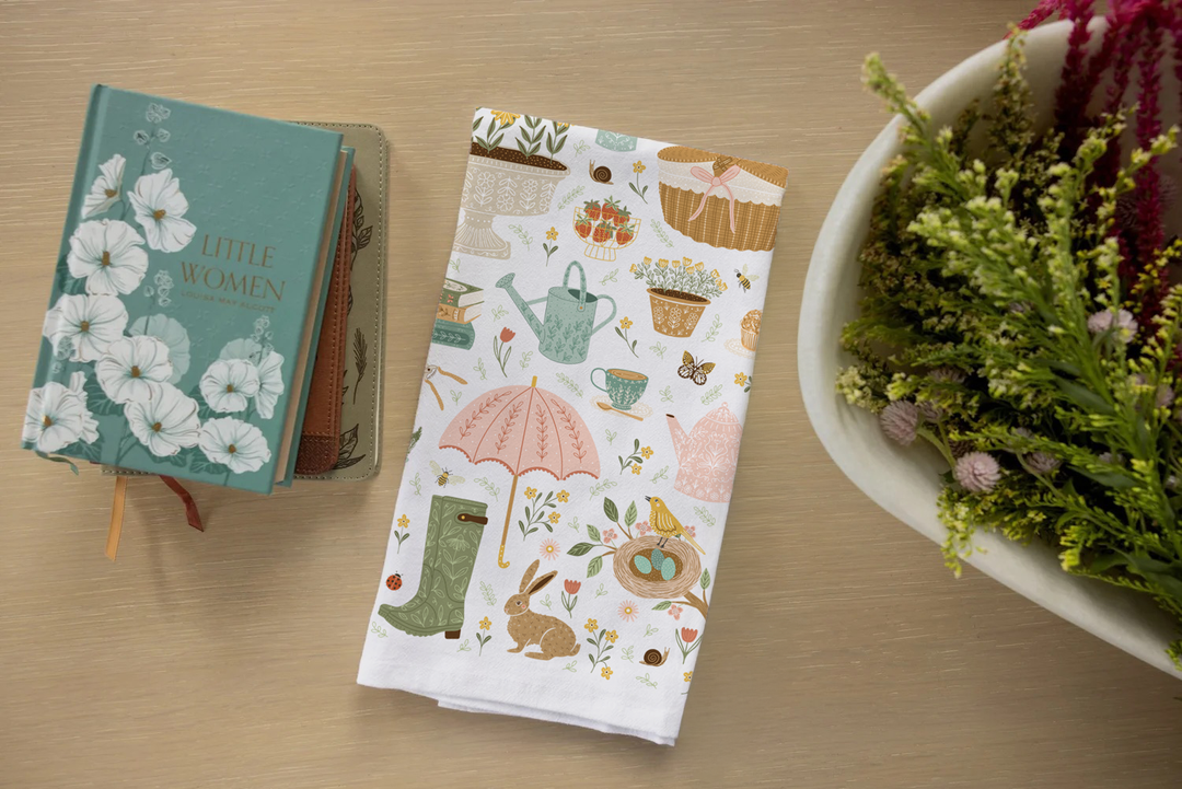Spring Things Tea Towel