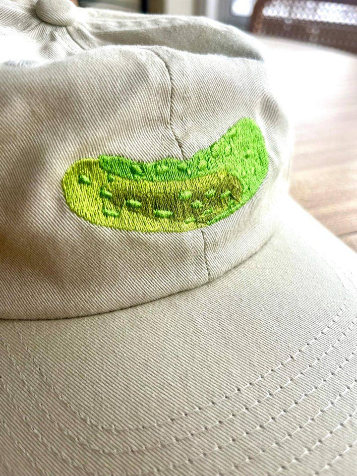 Embroidered Pickle Hat