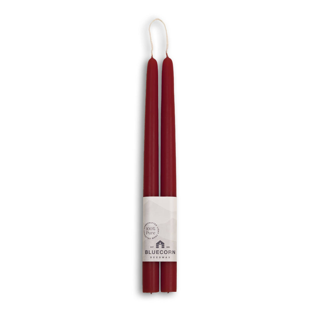 Apricot Beeswax Tapers, 4 Sizes