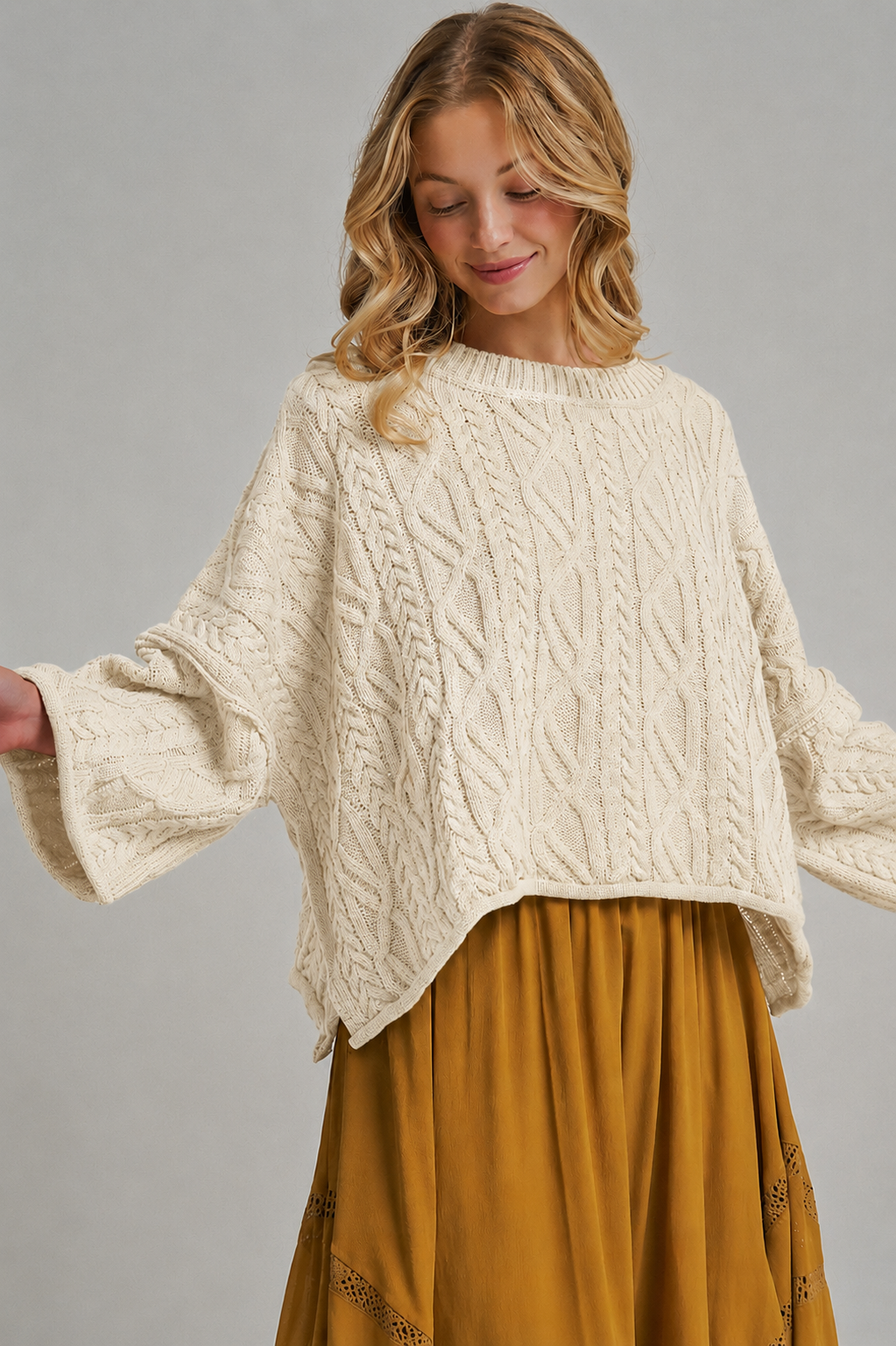 Oversized Boho Fall Sweater