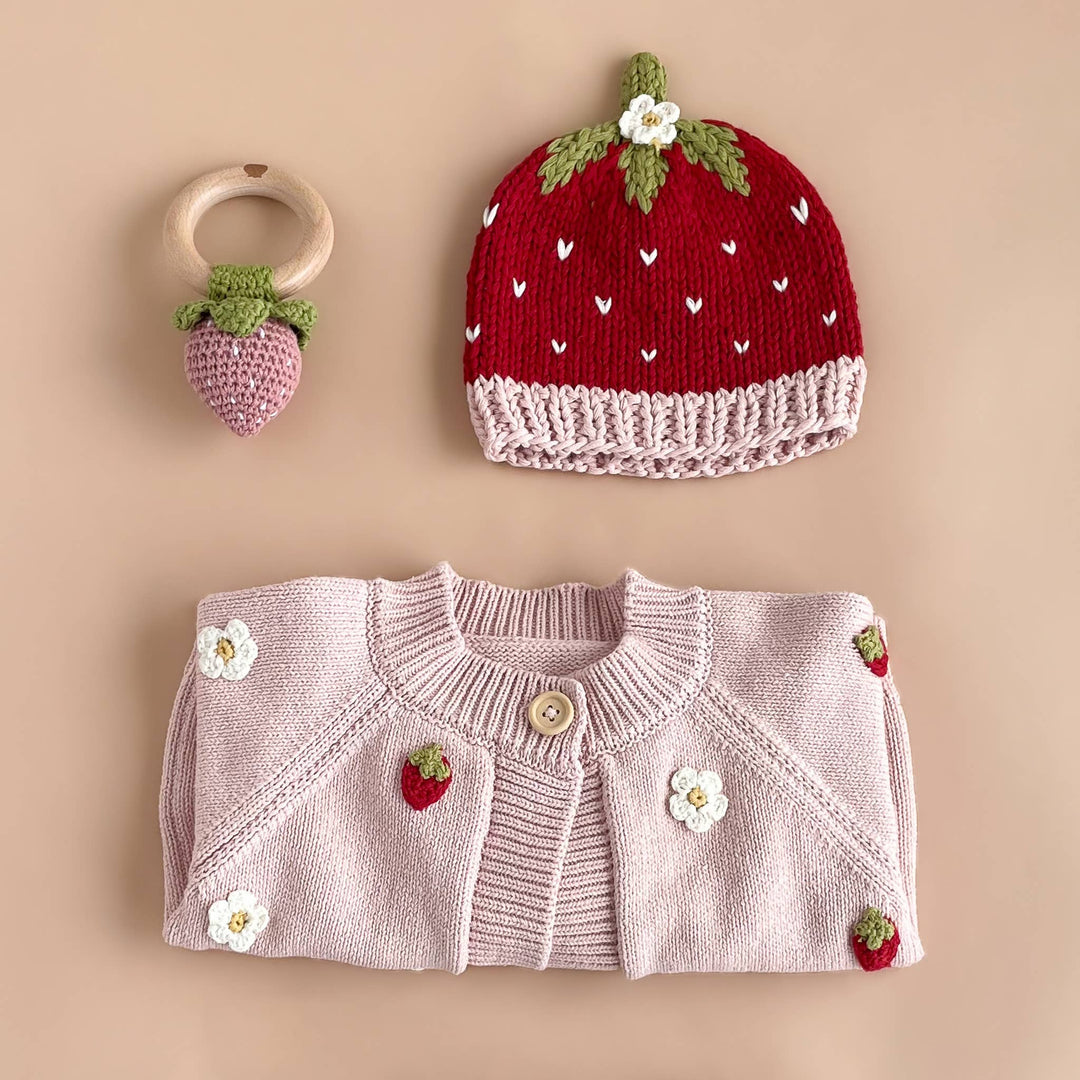 Strawberry Beanie Baby Hat