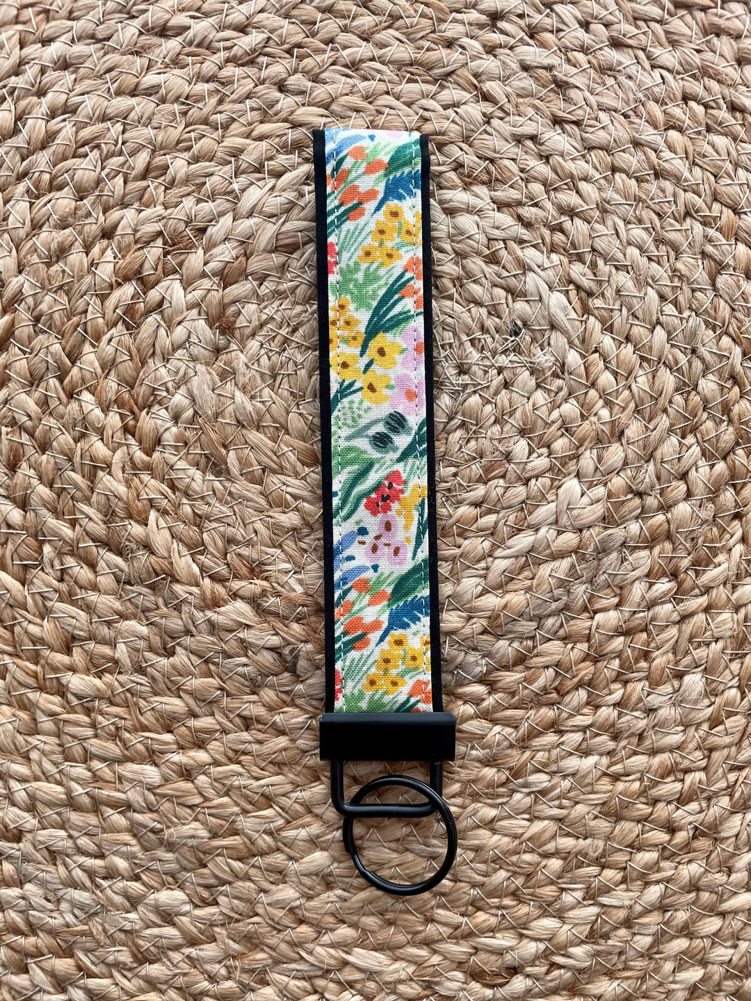 Lea Cream Keychain Wristlet